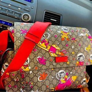 Gucci diaper bag
